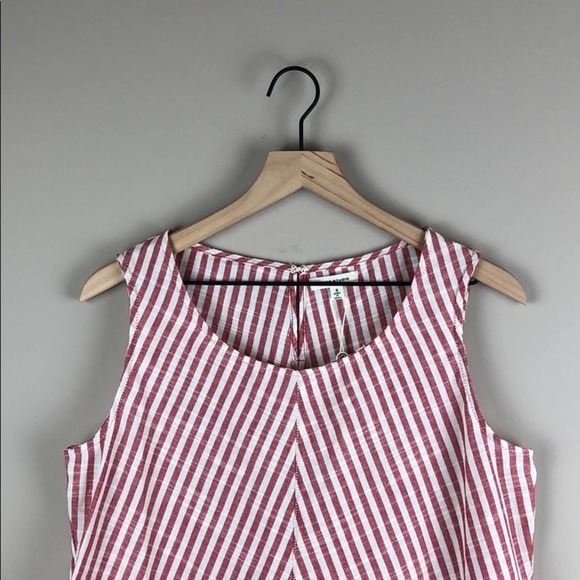 Max Studio Striped Sleeveless Top (Small) - Picture 2 of 6